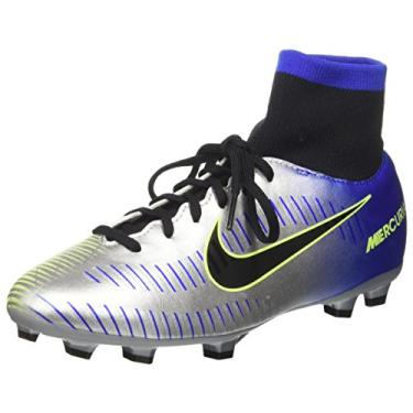 Imagem de NIKE JR Mercurial VCTRY 6 DF NJR FG Boys Soccer-Shoes 921486-407_1Y - Racer Blue/Black-Chrome-Volt
