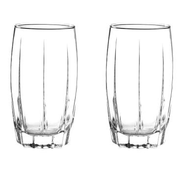 Imagem de kit 2 Copos De Vidro Long Drink 374ML Amadeus transparente