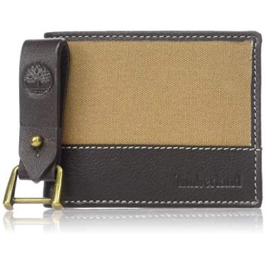 Imagem de Timberland Conjunto de presente masculino de lona e couro, Caqui, tamanho nico