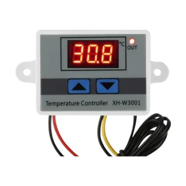 Imagem de Controlador de temperatura termostato digital W3001 110V - 220V Bivolt chocadeira, freezer, geladeira, aquecedor digital