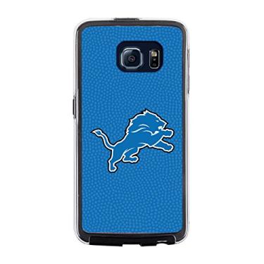 Imagem de Capa para celular NFL Detroit Lions cor futebol americano textura granulada Samsung Galaxy S6, cores do time, tamanho único