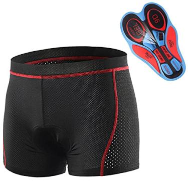 Imagem de Tingpai Homens Ciclismo Roupa interior Shorts Respirável Acolchoado MTB Ciclismo Calções