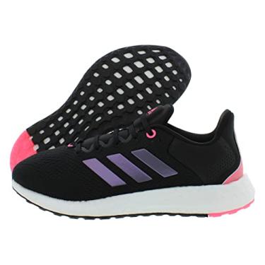 Imagem de adidas Pureboost 21 Womens Shoes Size 7.5, Color: Black/White/Pink