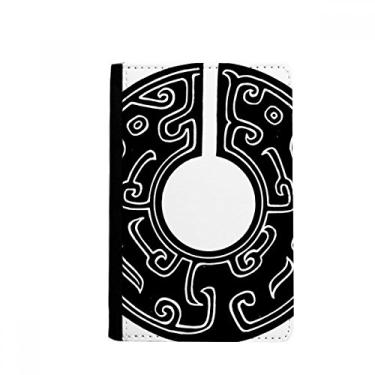 Imagem de China Cultura Primavera Outono Estados Guerreiros Porta Passaporte Notecase Burse Carteira Capa Cartão Bolsa, Multicolor