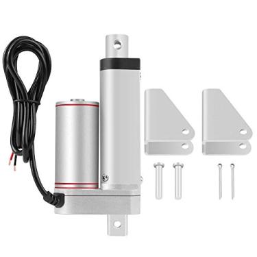 Imagem de Atuador linear de 24 V, curso de 50 mm, atuador solenoide 750N de linha reta atuador elétrico linear 24 V curso elétrico atuador linear