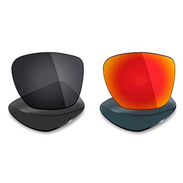 Imagem de 2 pares de lentes polarizadas de substituição da Mryok para óculos de sol Oakley Two Face XL – Opções