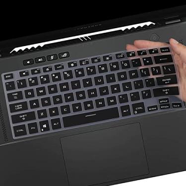 Imagem de Capa de teclado para ASUS ROG Zephyrus G14 GA402 GA402RJ, Zephyrus G15 GA503 GA503QR GA503QS GA503QM, ROG Zephyrus M16 GU603HM, TUF Dash F15 FX516PR FX516PM F516PE TUF516PR