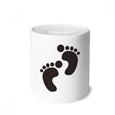 Imagem de DIYthinker Base preta de desenho simples protege animal caixa de dinheiro caixa de cerâmica porta-moedas presente de cofrinho