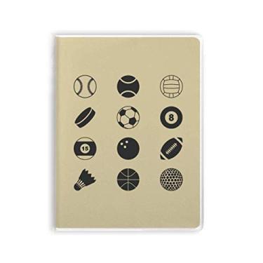 Imagem de Caderno de anotações com estampa geométrica simples Ball Class Sport