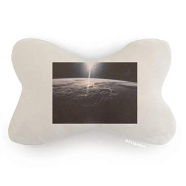 Imagem de DIYthinker Almofada para apoio de cabeça com decoração de pescoço e estrelas misteriosas do universo espacial