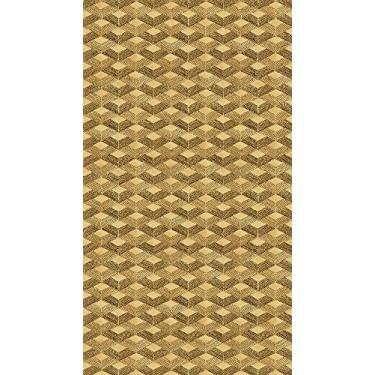 Imagem de Papel de Parede Grafismo Rede Marcelo Rosenbaum Branco Marinho