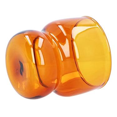 Imagem de 01 Copo de água resistente ao calor, copo de vidro seguro resistente ao calor resistente ao frio com vidro borossilicato para cozinhas hotéis cafés (marrom)