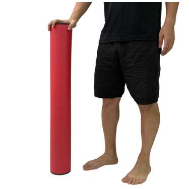 Imagem de Rolo Massagem Liberação Miofascial 90cm Df1075 Vermelho Dafoca Sports