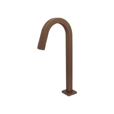 Imagem de Torneira Lavatório Cobre Slim Tube Quadrada Alta 3592