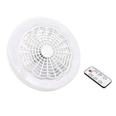 Imagem de VENEKA LED Smart Fan Light Ventilador de Teto 30W Controle Remoto Interior LED Light Silencioso Quarto Cozinha DecoraçãO Lâmpada Ventiladores-