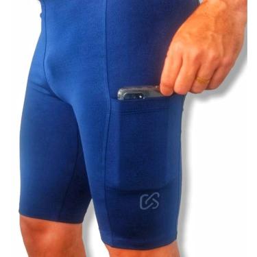 Imagem de Bermuda de Compressão Unissex com Bolsos Laterais fundos - Esportes-Unissex