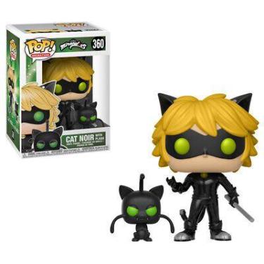 Imagem de Funko Pop Miraculous Cat Noir With Plagg 360