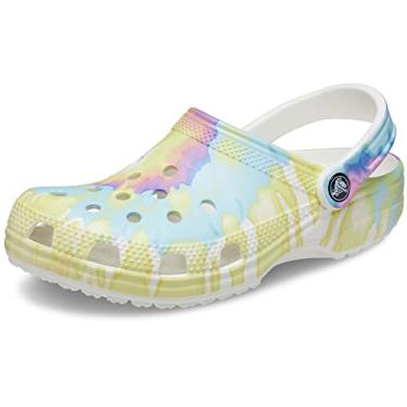 Imagem de Sandália Classic Solarized, Crocs, Adulto Unissex, White/Multi, 42