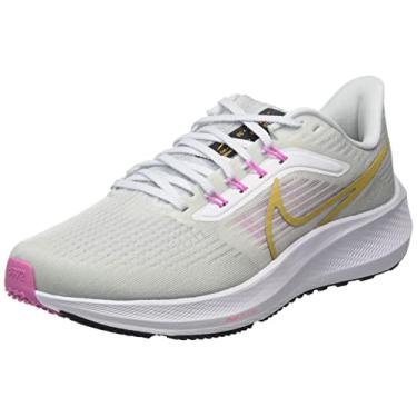 Imagem de Nike Tênis feminino Nike Air Zoom Pegasus 39, Ouro branco trigo platina pura 104, 35