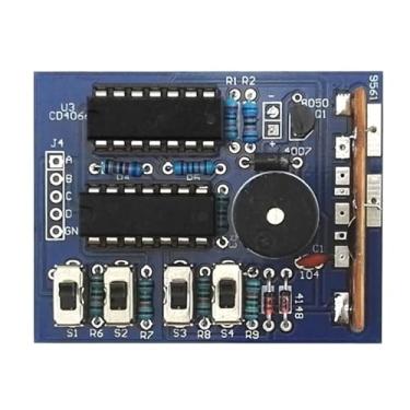 Imagem de Kit de música de solda faça você mesmo, DC 5V 16 sons placa eletrônica módulo de caixa de música para ensino, aprendizagem