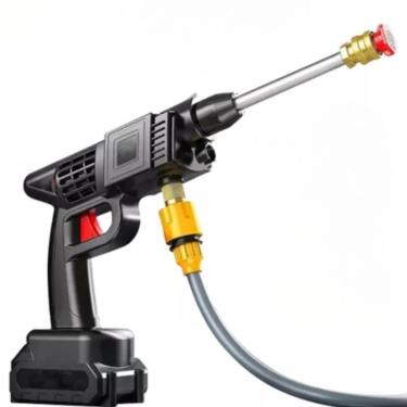 Imagem de Lavadora Portátil Recarregável Alta Pressão Carro Moto Bomba VAP maquina lavar