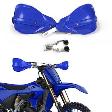 Imagem de AnXin Protetores de Mão Dirt Bike Protetores de Mão Motocicleta 7/20.3 cm 22 mm e 1 1/20.3 cm 28 mm Guidão Universal para TW200 XT250 WR250 YZ250 WR450 TE250 Dirt Pit Bike ATV Motocross Azul