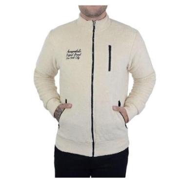 Imagem de Jaqueta Masculina Aeropostale Fleece  Cru-Masculino