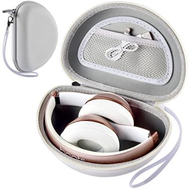 Imagem de Capa de fone de ouvido compatível com Beats Solo 4/para Beats Studio Pro/para Beats Solo3/Beats Studio3/para Beats Solo2/Solo Pro fone de ouvido intra-auricular Bluetooth - branca