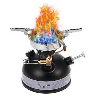 Imagem de Taruor Mini fogão a gasolina portátil para acampamento ao ar livre, combustível líquido, álcool, óleo diesel