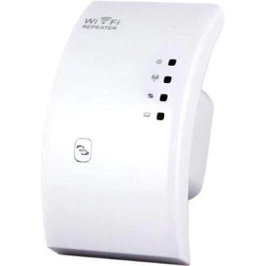 Imagem de Roteador Repetidor Sinal Wifi 600Mbps Wps Ap Aumentar Sinal Branco - X