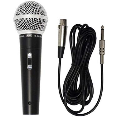 Imagem de Microfone Dinâmico De Metal MXT M-58 Preto Cabo 3m