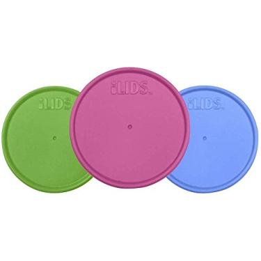 Imagem de iLIDS Tampa de armazenamento de pote Mason, Boca Regular, Whimsy, 3 pack, 1
