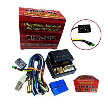 Imagem de Bloqueador Automotivo Veicular 12V TK150 TK200 Antifurto Corta Combust