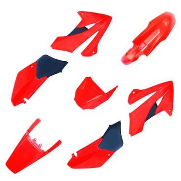 Imagem de Kit Roupa Carenagem Amx Sport Xr 250 Tornado Argentina C/ Number, Verm