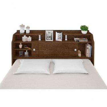 Imagem de Cabeceira Casal Elisa Conjunto Box Colchão 138cm Cor Flex