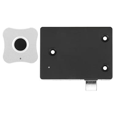 Imagem de Fechaduras de Porta Com Impressão Digital, Fechadura Com Impressão Digital de 0,5 Segundos de Reconhecimento de Semicondutor de Liga de Alumínio Com USB Externo Fechadura de