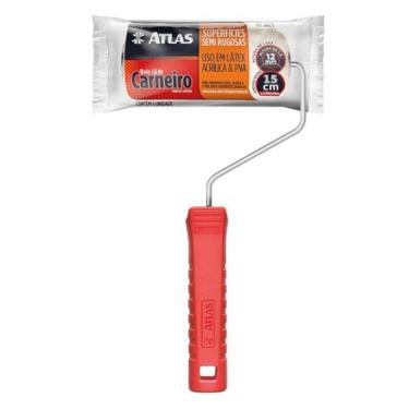 Imagem de Rolo de pintura 9 cm lã de carneiro Atlas