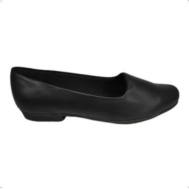Imagem de Sapatilha Feminina Casual Dia a dia Baixa Piccadilly 250132, 36, Preto