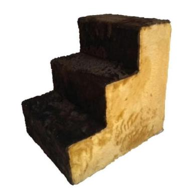 Imagem de Escada Para Cães Marrom Com Caramelo - Akara Do Gato