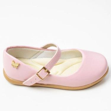 Imagem de Sapatilha Menina Verniz Casual Lisa Batizado Moda Blogueirinha Infanti