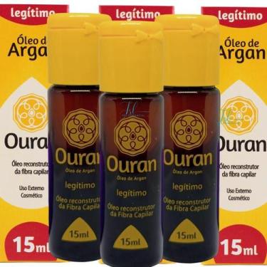 Imagem de Óleo de argan Ouran 15ml Kit C/ 3 unidades - Arovitel