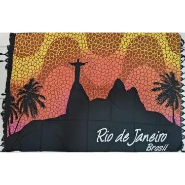 Imagem de Canga Praia Poliéster Mandala Divindades Beach Bali Indiana, Rio Sombr