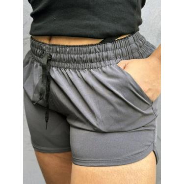 Imagem de Short Feminino Shortinho Fitness de Academia Praia Corrida - RM Fabric