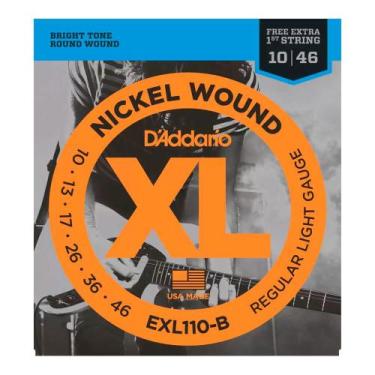 Imagem de Encordoamento Guitarra 010 EXL110 B+ PL010 - D'Addario