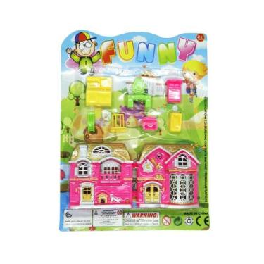 Imagem de Kit Casinha Com Móveis Com 9 Peças 20 Comercial