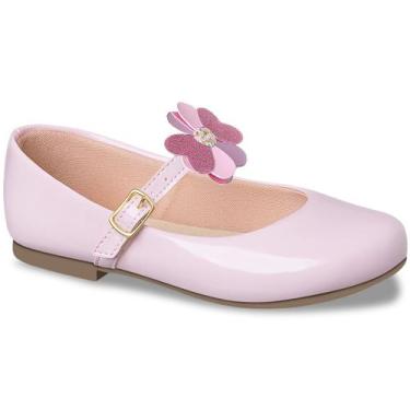 Imagem de Sapatilha Infantil Menina Antiderrapante Social Festa - Pepite, Rosa, 