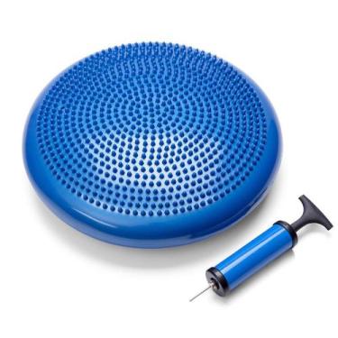 Imagem de Disco de Equilíbrio Inflável 33cm Com Bomba de Ar Yangfit, Azul
