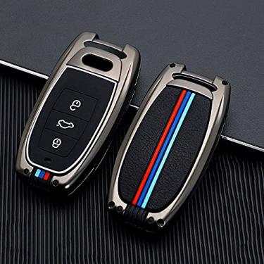 Imagem de WSWJDW Porta-chaves do carro capa porta-chaves porta-chaves porta-chaves, adequado para Audi A1 A3 8v A4 B8 B9 A6 A5 C7 Q3 Q5 Q7 TT, 1
