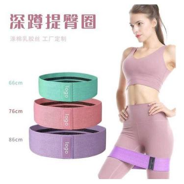 Imagem de Kit 3 Hip Bands Intensidades Faixas Tecido Resistente - oem