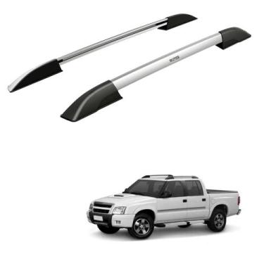 Imagem de Rack Teto Longarina S10 2000 2001 2002 Cd Alumínio Polido - Bepo